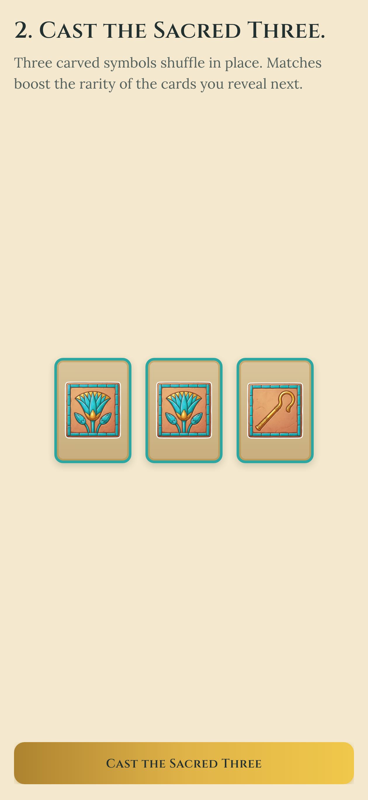 Sacred Three &mdash; stone tablets crossfading